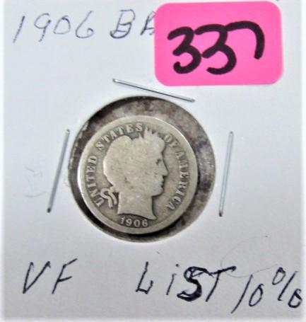 1906 Barber Dime