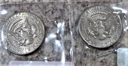1984-D, 86-D Kennedy Halves