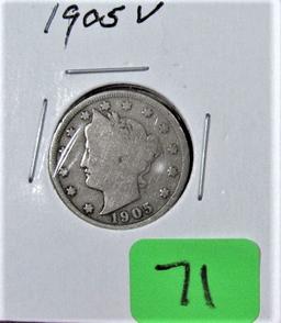 1905 V Nickel