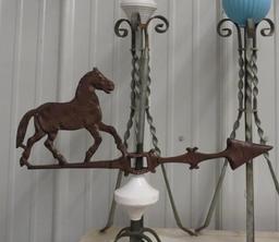 Weather Vane with Horse Directional Arrow