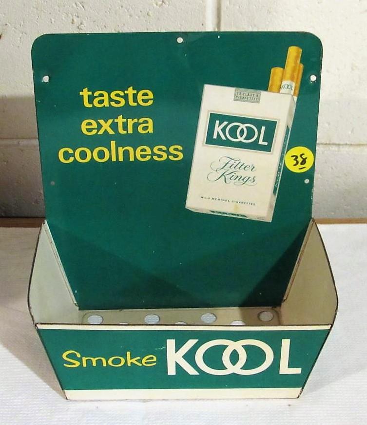 Kool advertising metal display