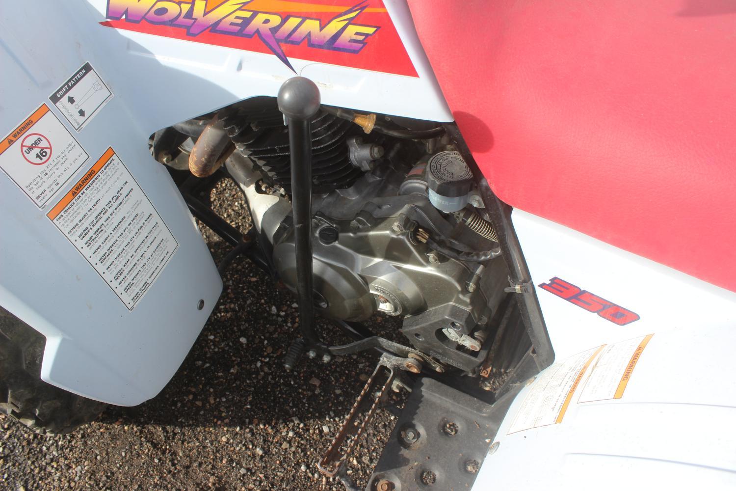 Yamaha Wolverine 350 4X4 ATV,