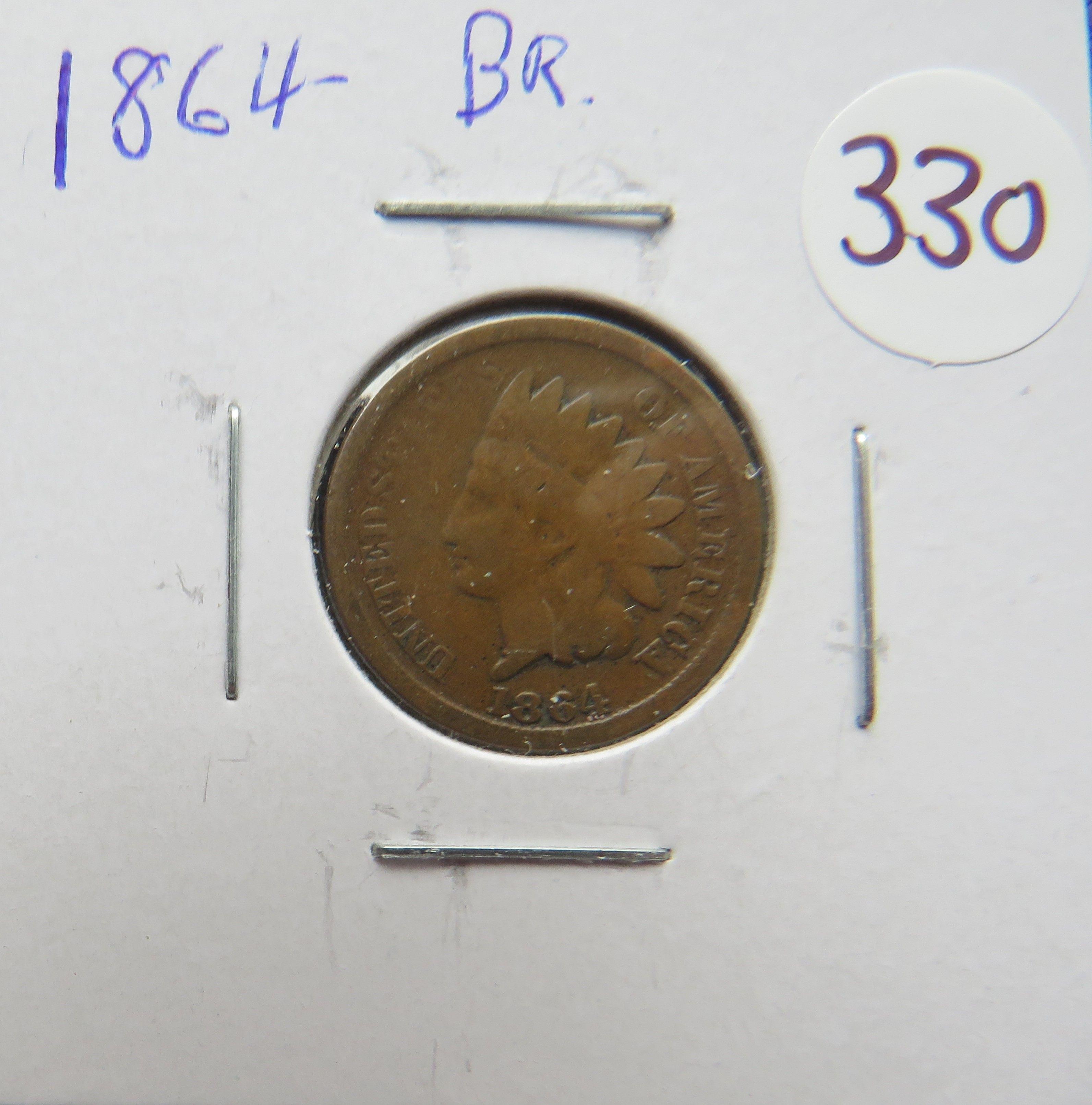 1864 Indian Head Cent