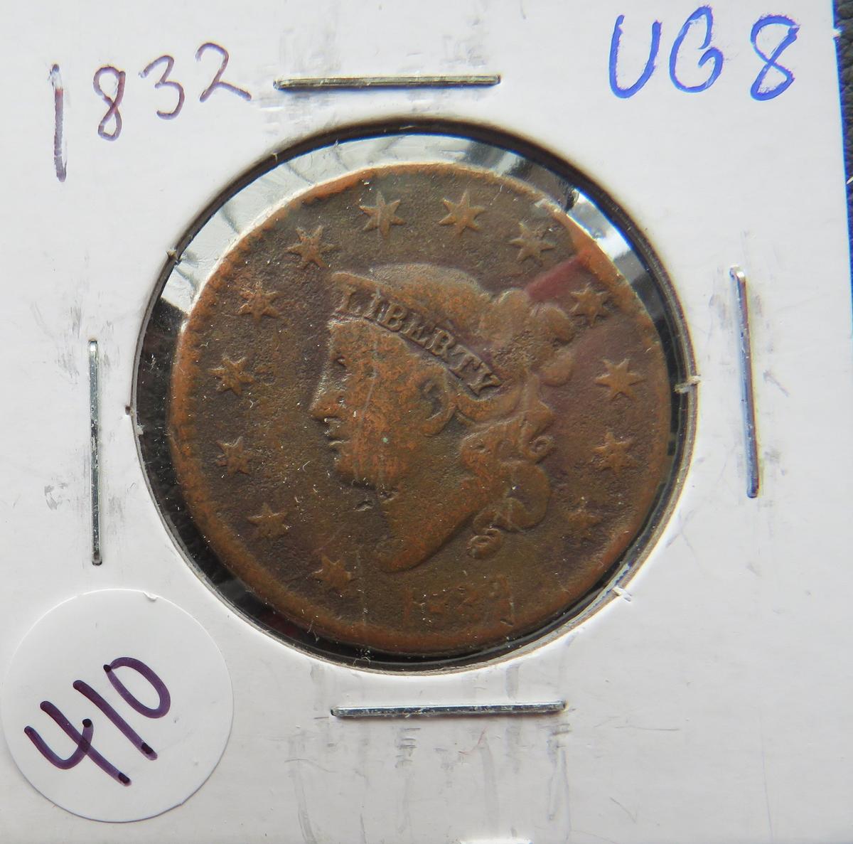 1832- Large Cent