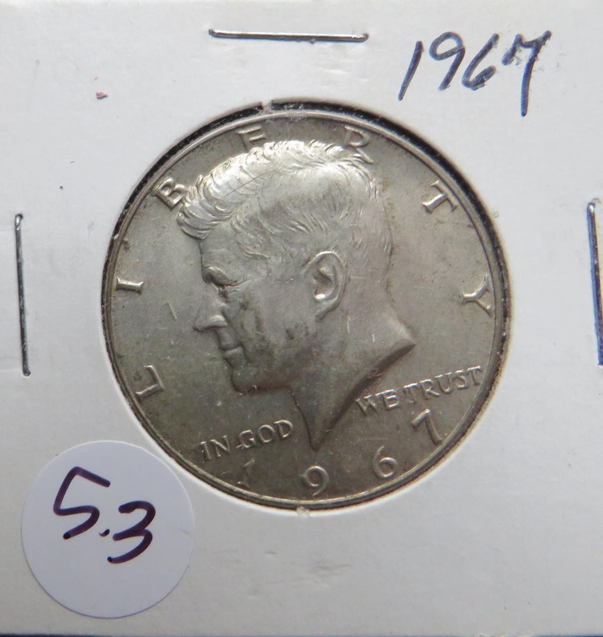 1967- Kennedy Half Dollar