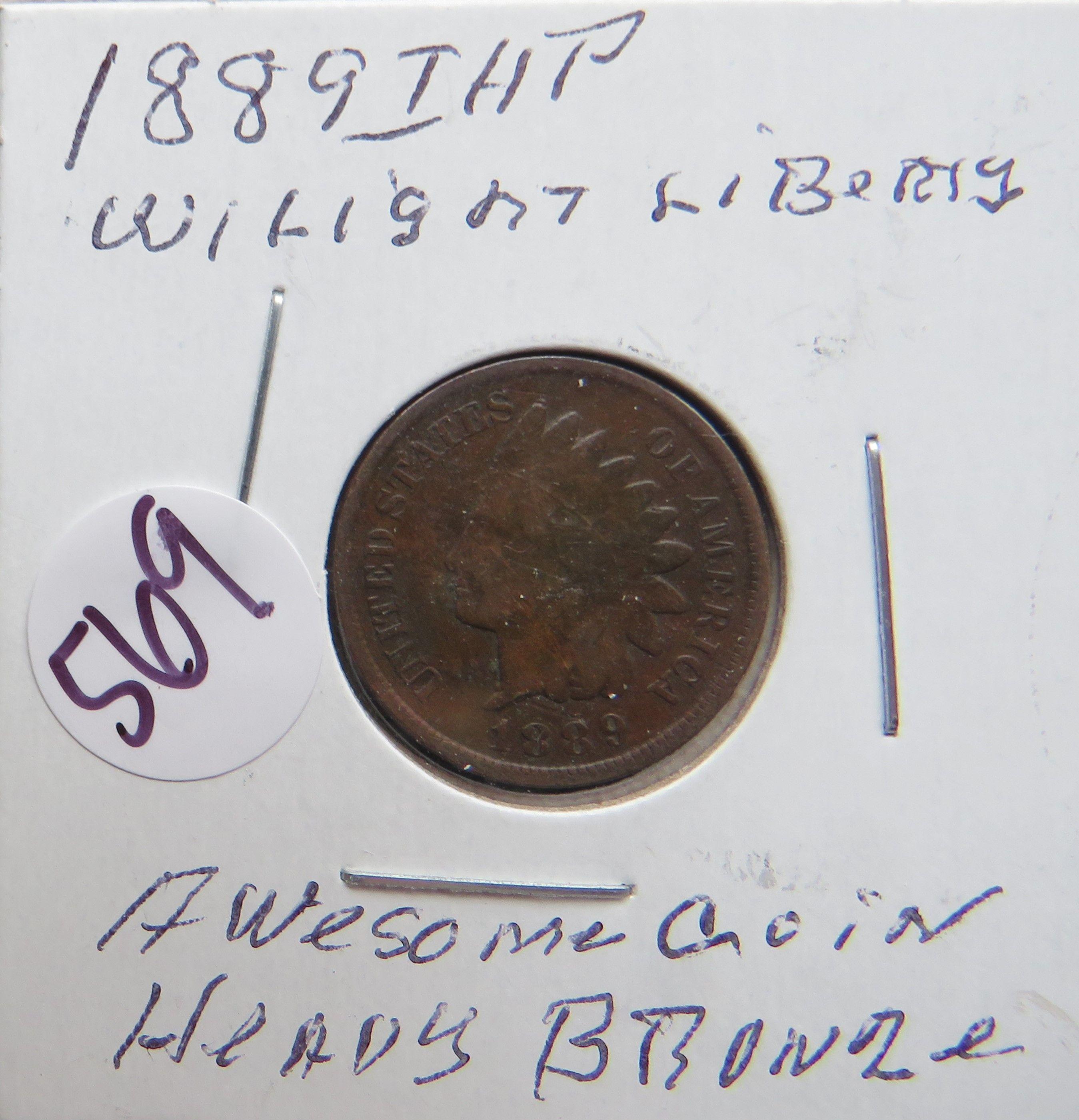 1889- Indian Head Penny