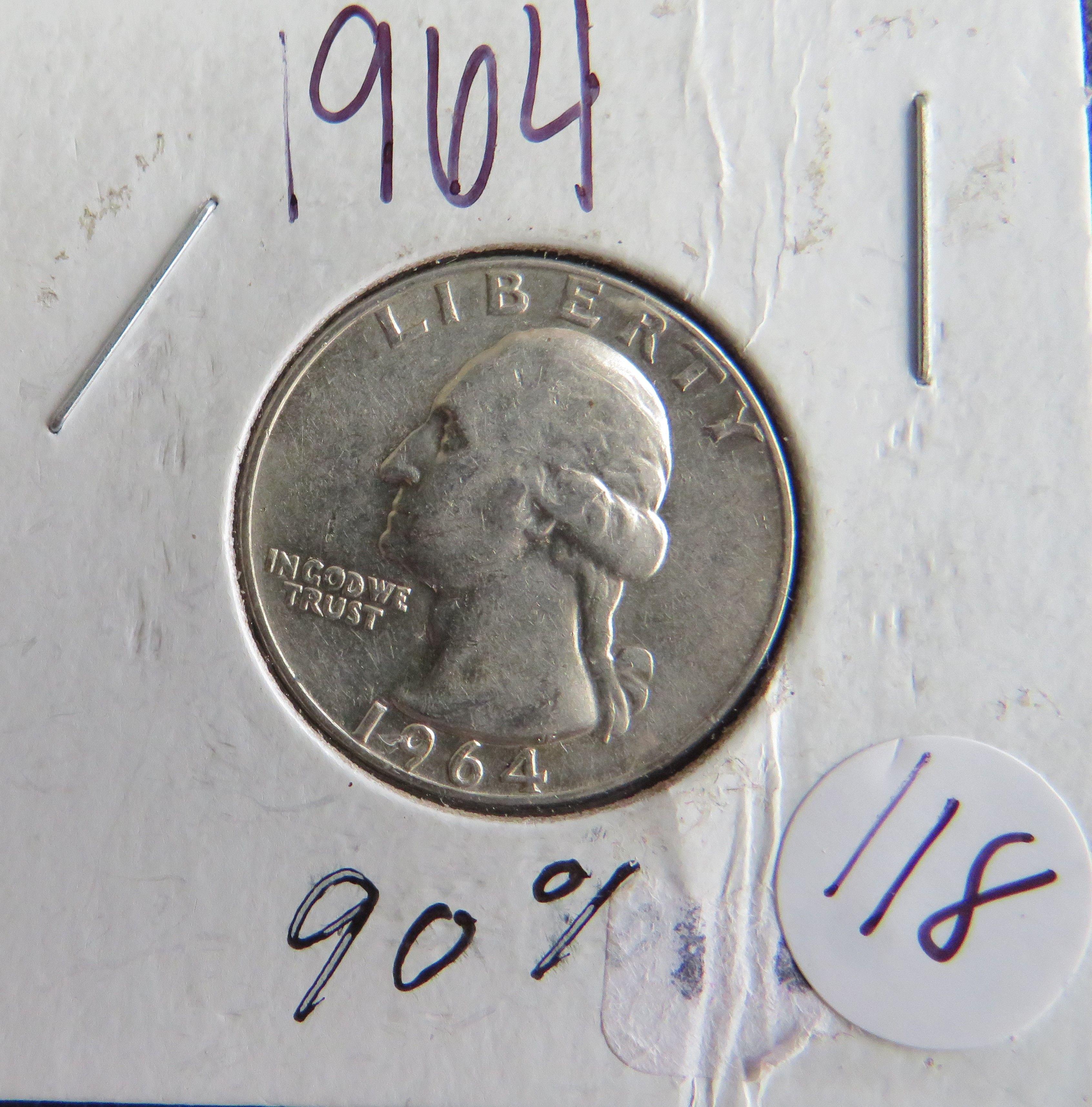 1964- George Washington Quarter