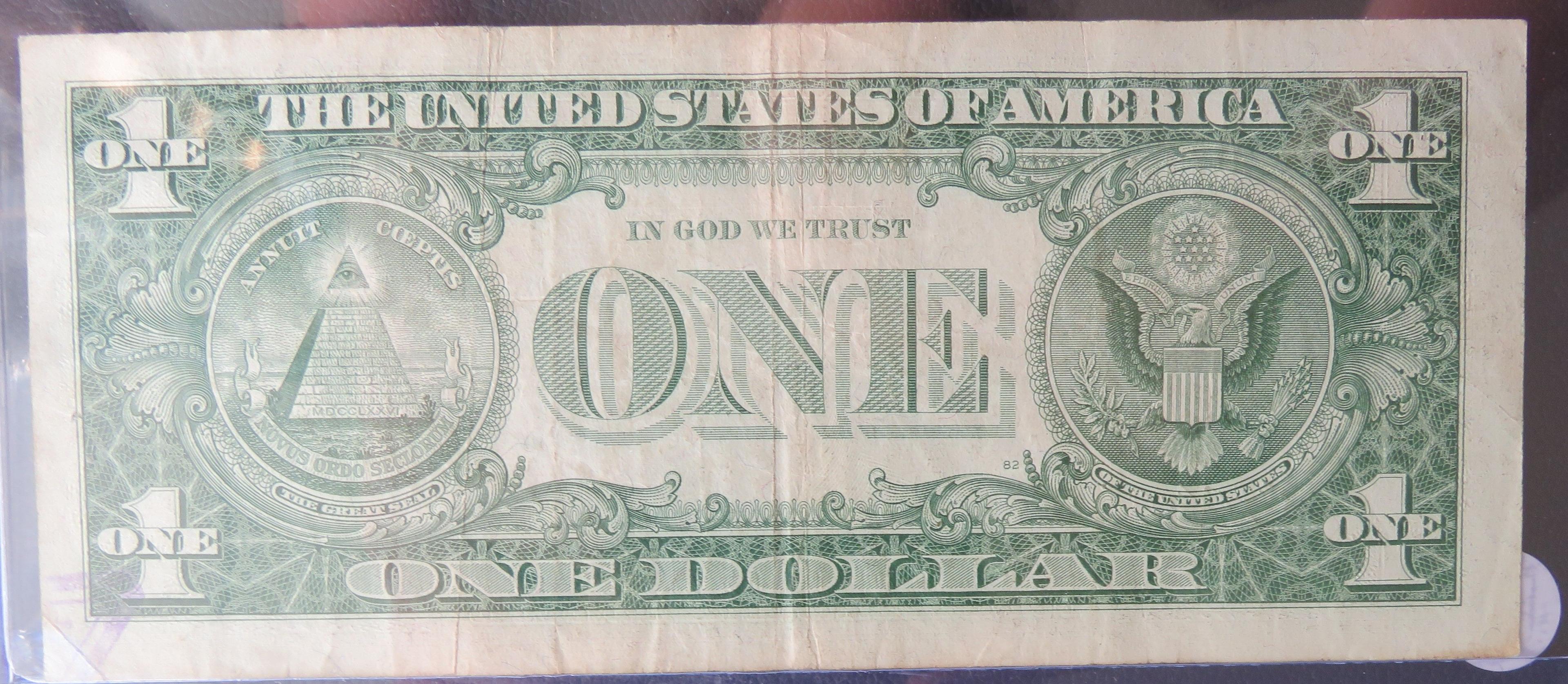 1957- $1 Silver Certificate Blue Seal