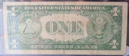 1935-G $1 Silver Certificate Blue Seal