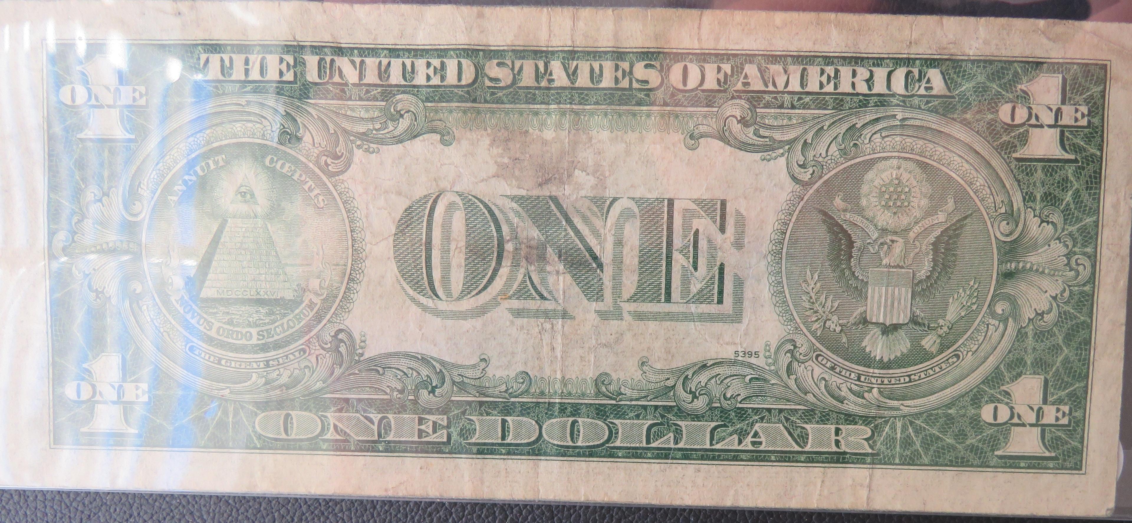 1935-D $1 Silver Certificate Blue Seal