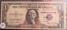1935-D $1 Silver Certificate Blue Seal