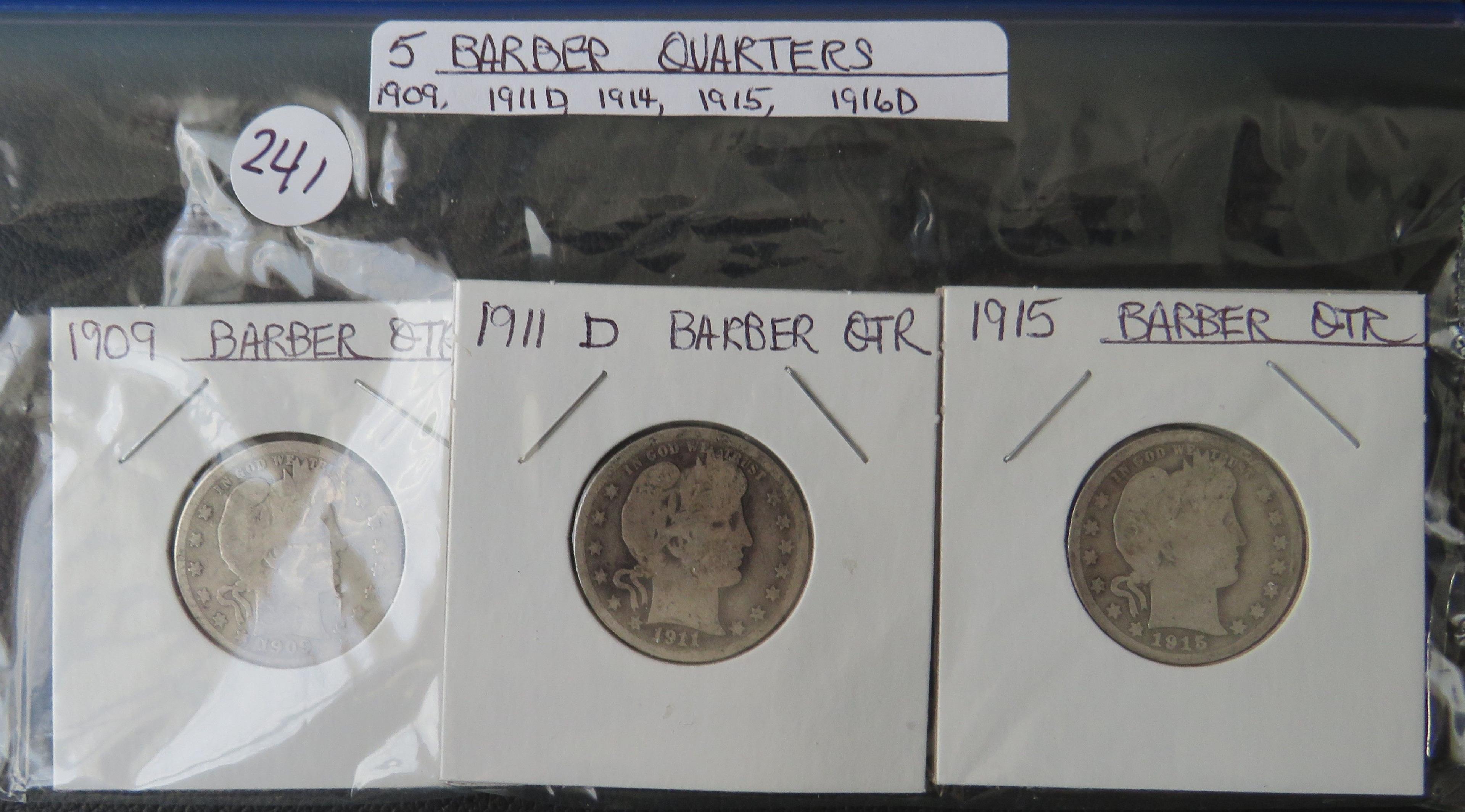 5 Barber Quarters