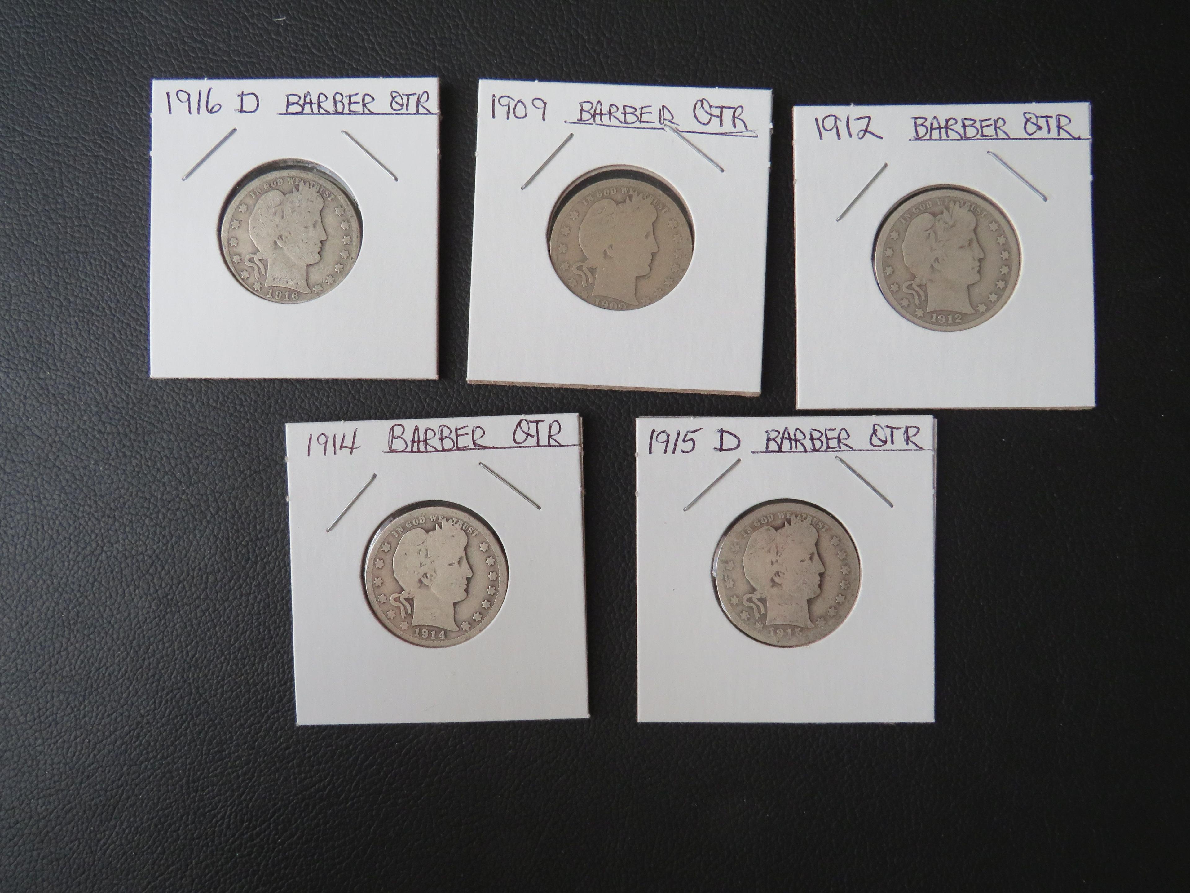 5 Barber Quarters