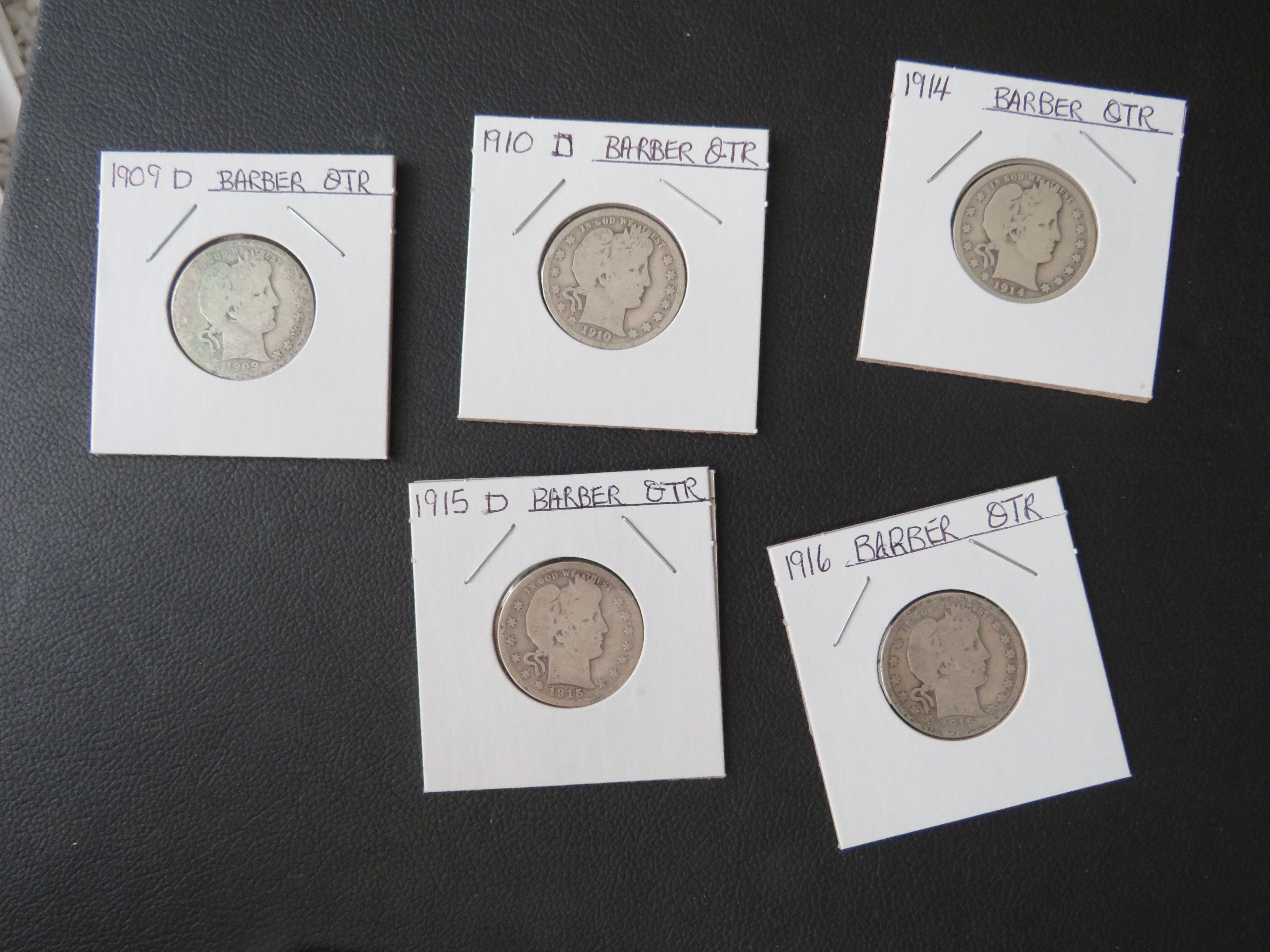 5 Barber Quarters