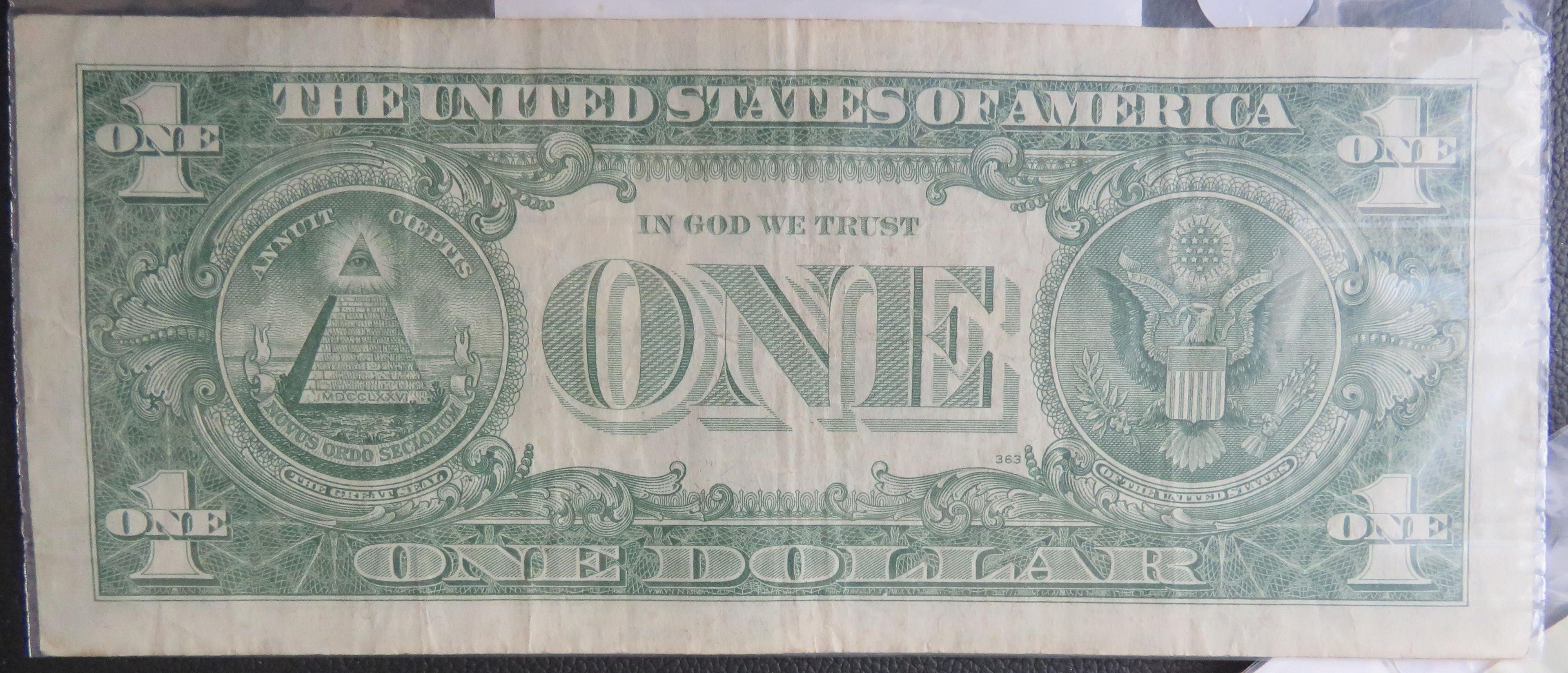 1957-A 1$ Silver Certificate