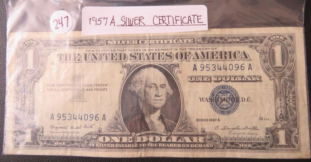 1957-A 1$ Silver Certificate