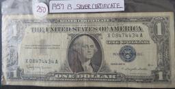 1957-B 1$ Silver Certificate