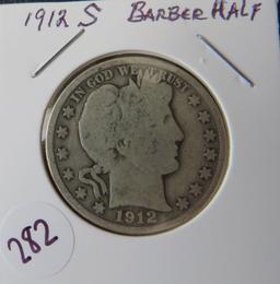 1912- S Barber Half