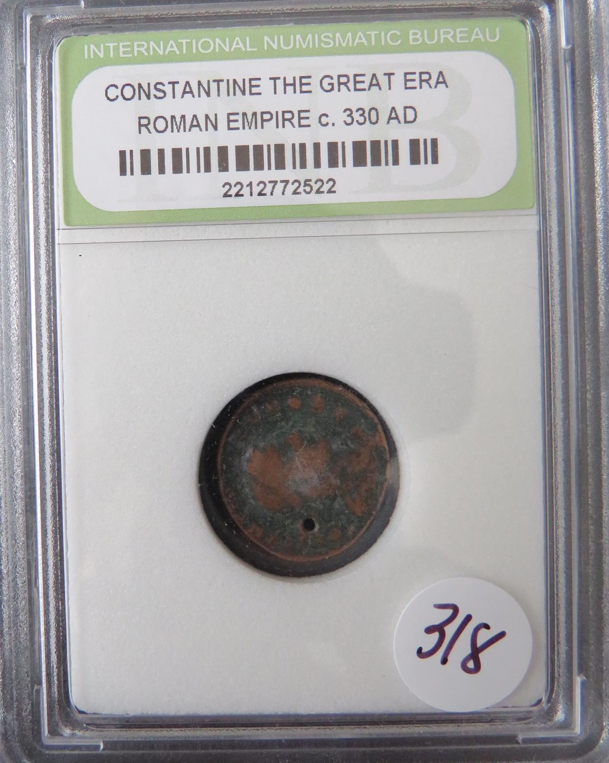 330 AD- Constantine Roman Coin