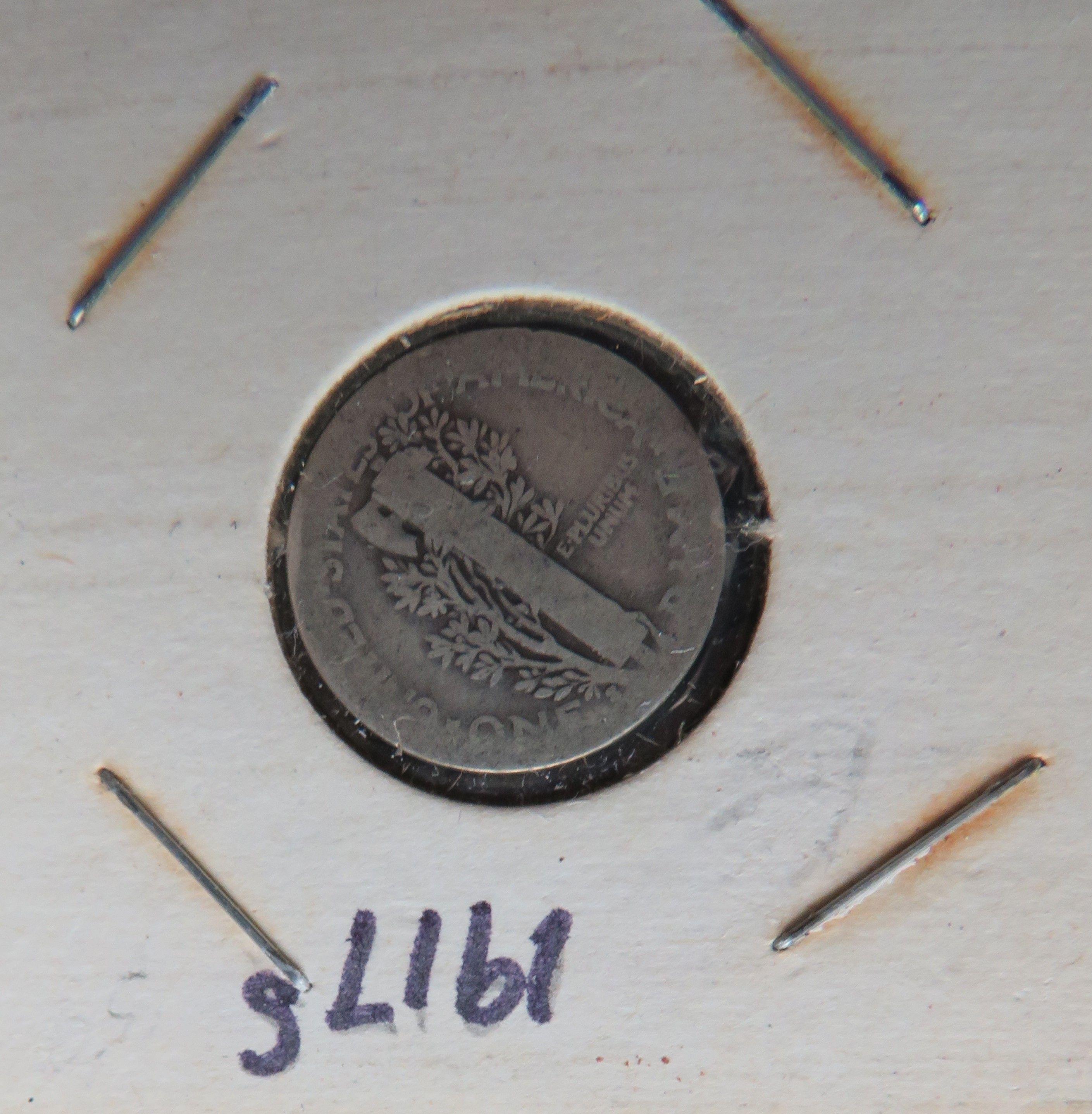 1917- S Mercury Dime