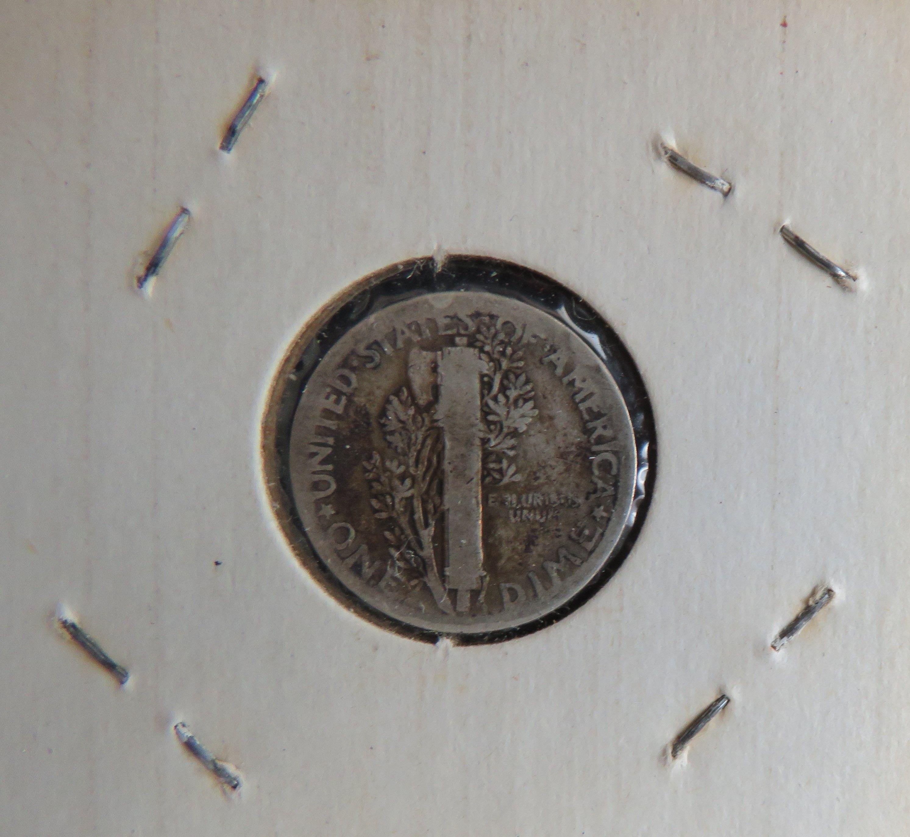 1918- Mercury Dime