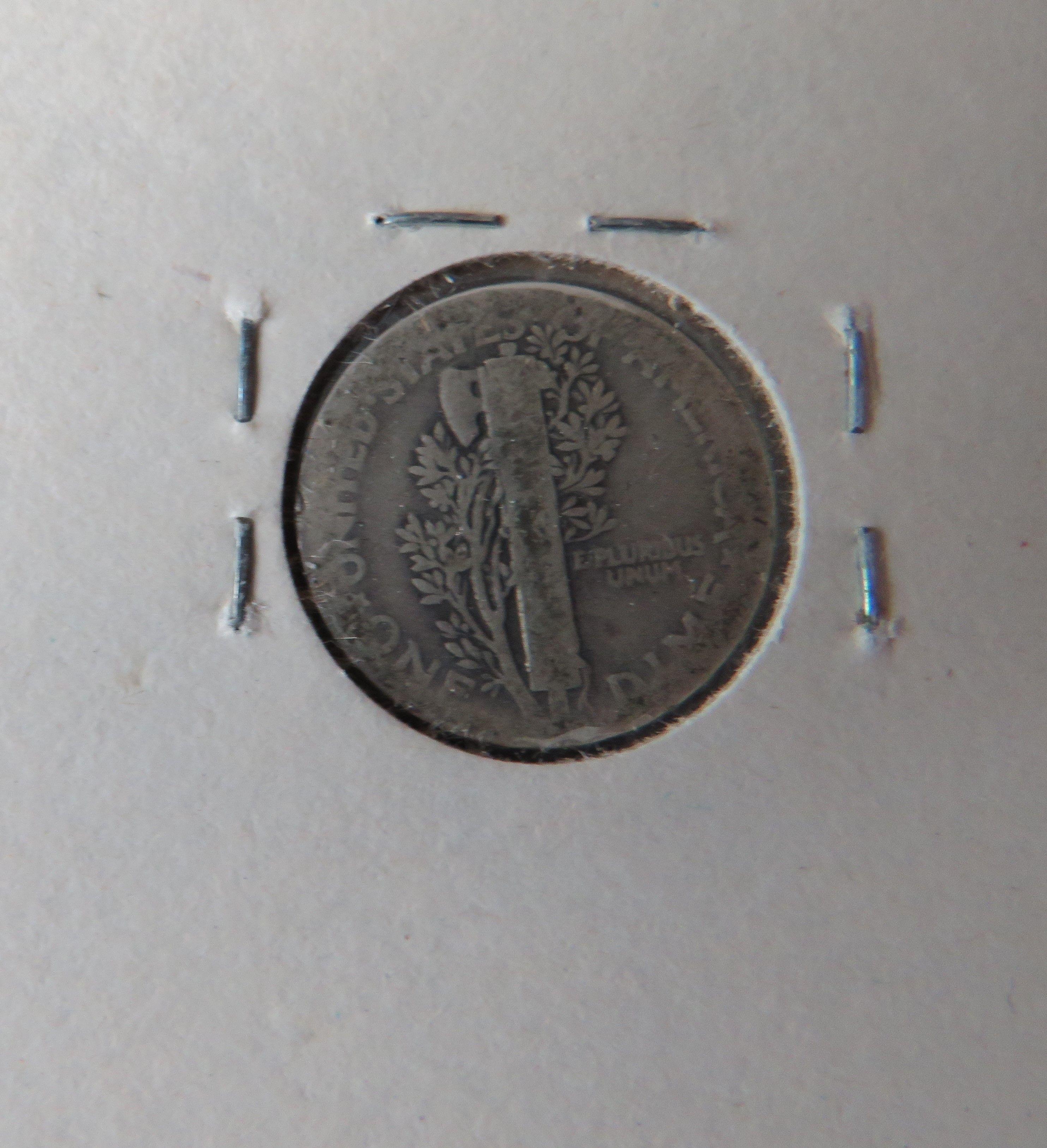 1919- Mercury Dime