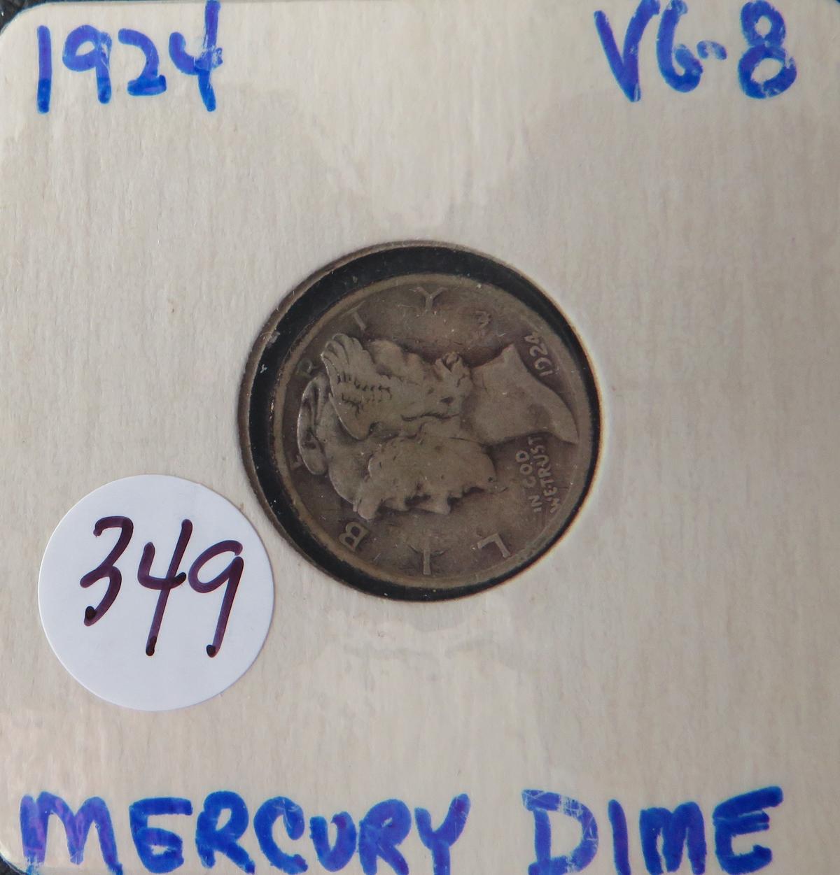 1924- Mercury Dime