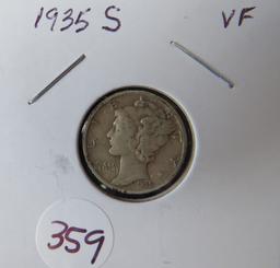 1935-S Mercury Dime