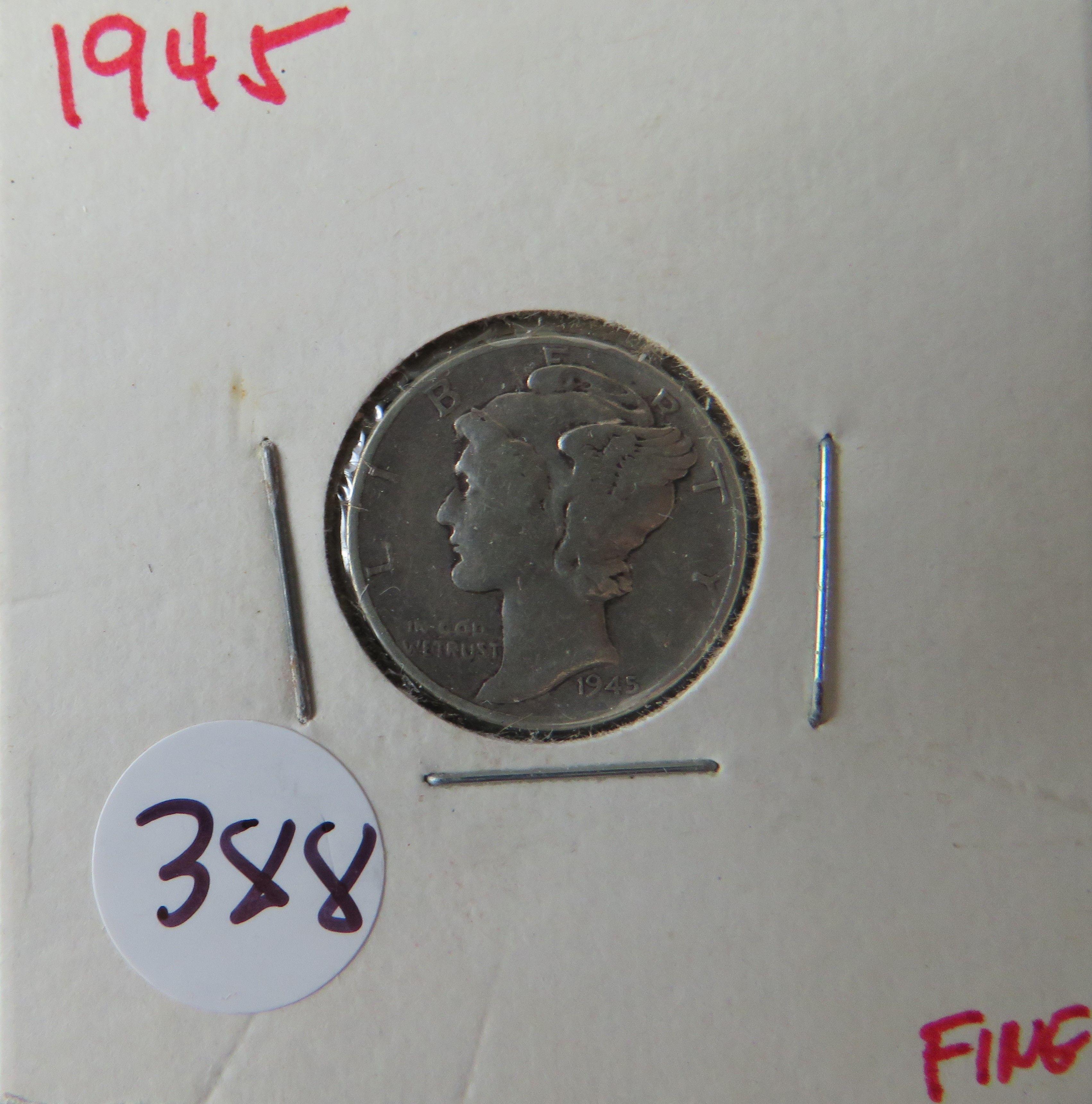 1945- Mercury Dime