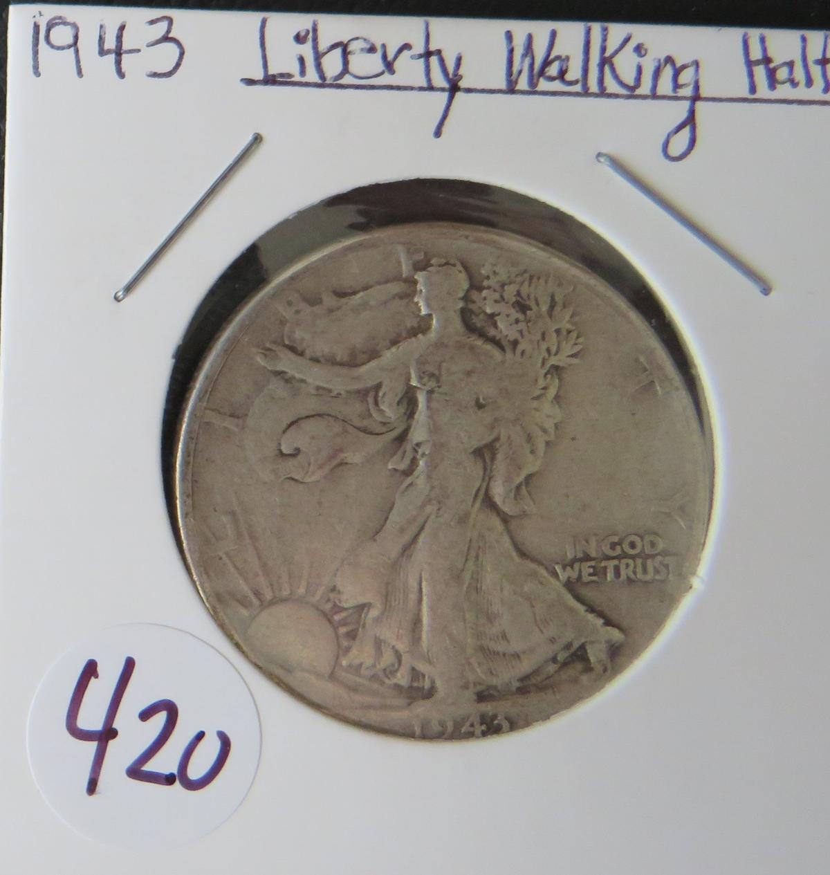 1943- Liberty Walking Half