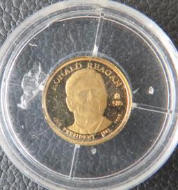 Reagan Presidential Gold  Dollar
