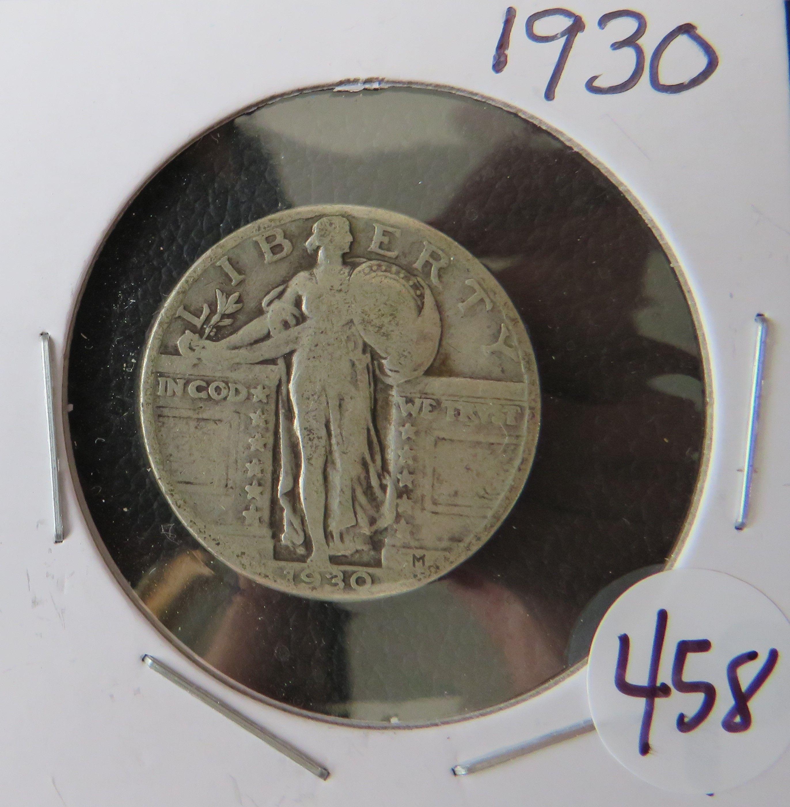 1930- Standing Liberty Quarter