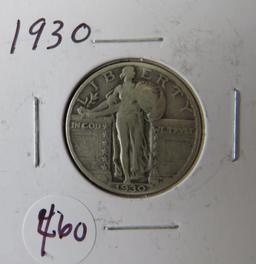 1930- Standing Liberty Quarter