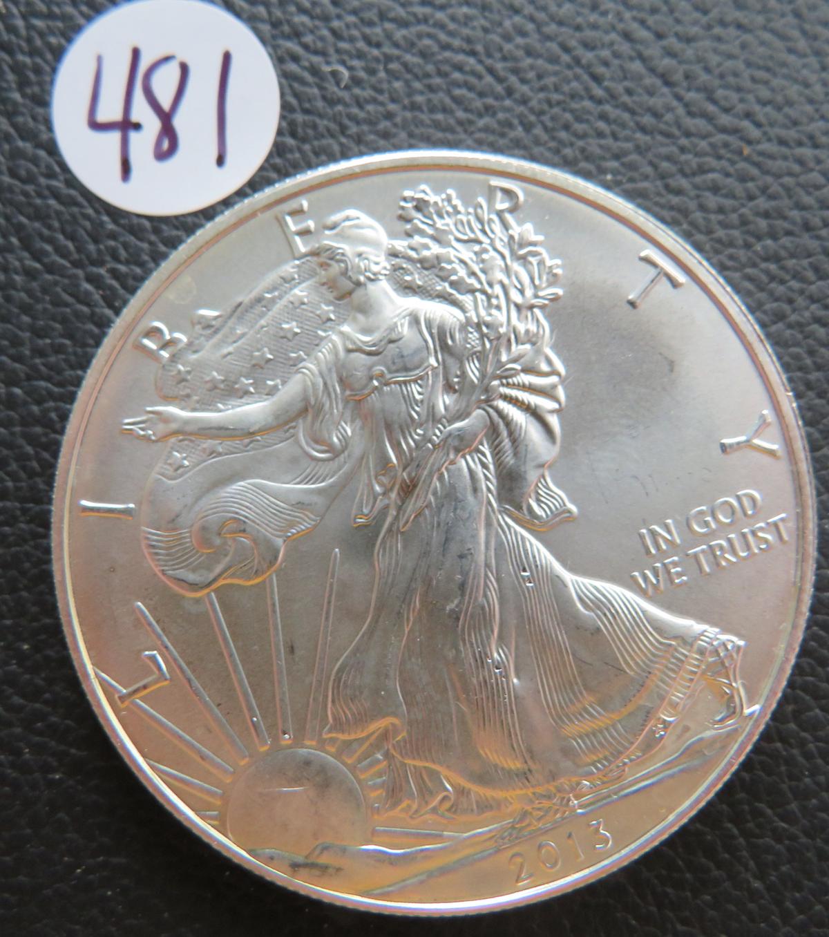 2013- American Eagle Silver Dollar