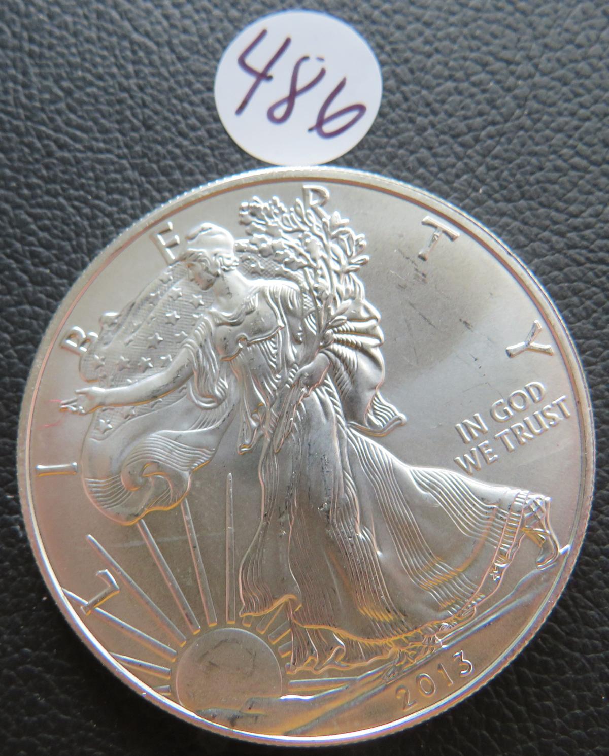 2013- American Eagle Silver Dollar