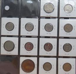(13) Canadian/ Costa Rica  Mixed Coins
