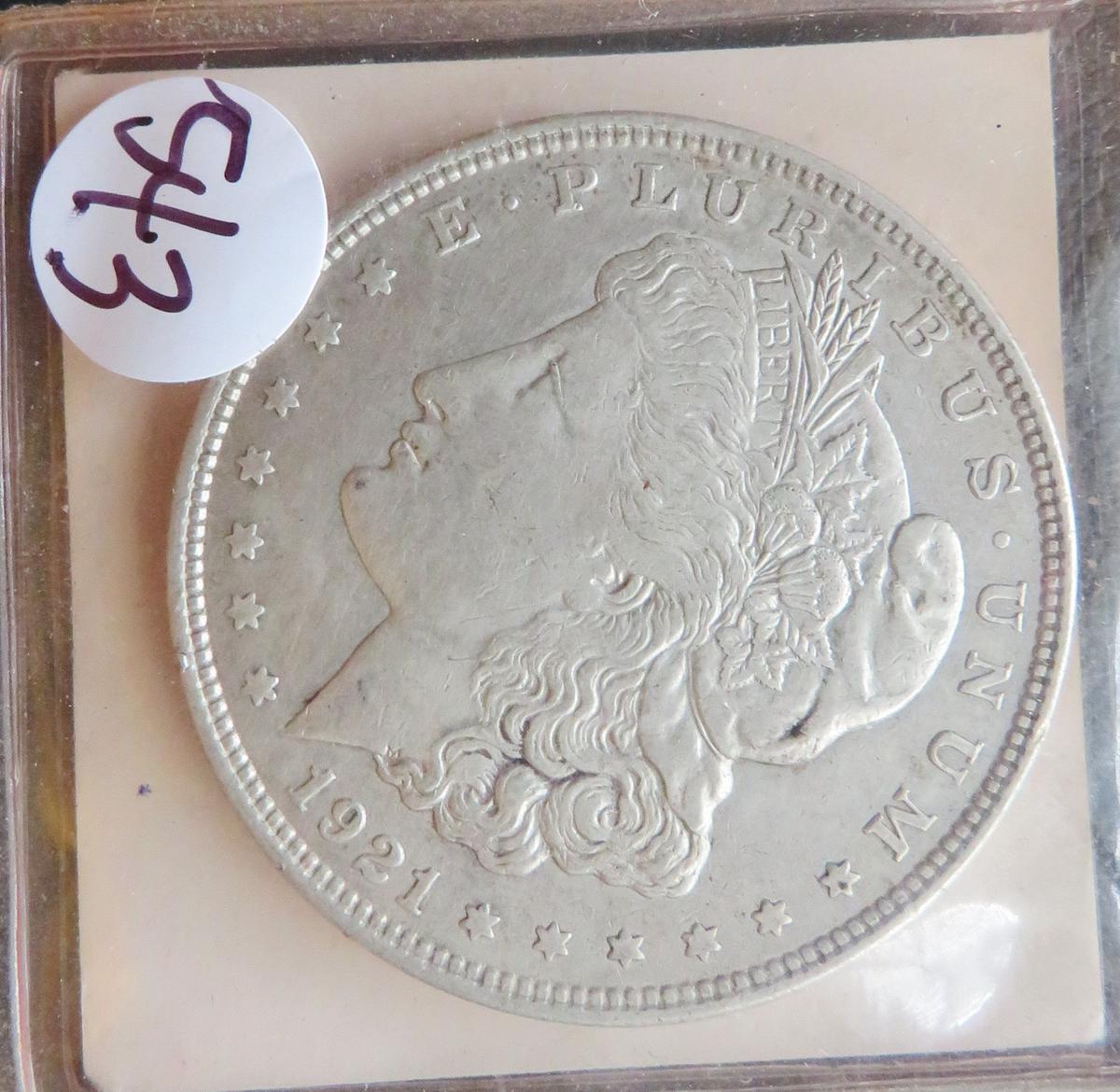 1921- Silver Morgan Dollar