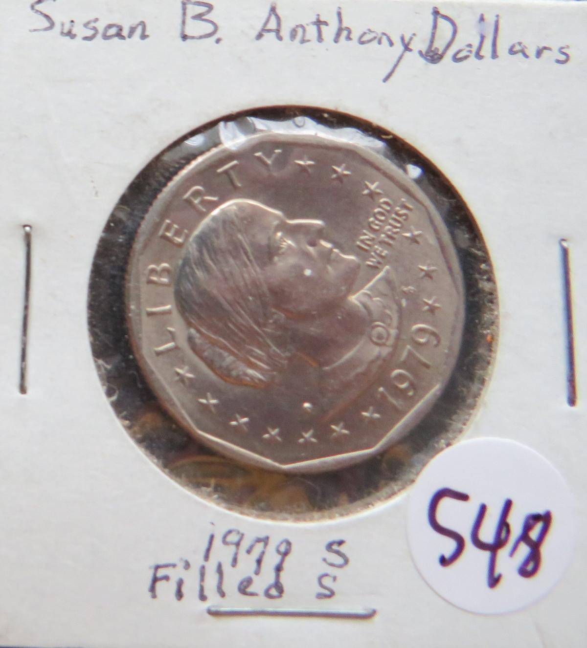 1979-S (Filled S) Susan B Anthony Dollar