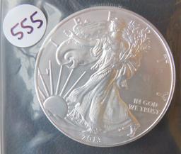 2013- American Eagle Silver Dollar