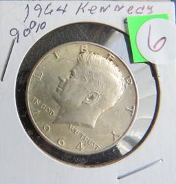 1964- Kennedy Half Dollar