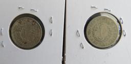 1911 & 1910 Liberty Head Nickel