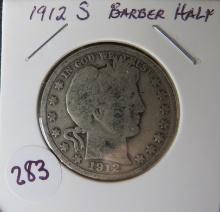 1912- S Barber Half