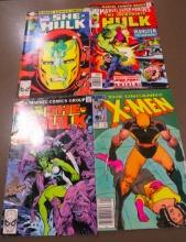 2 She Hulk  6&7, Hulk 62, Xmen 177