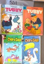 (2) Marges Tubby, 75, 70 Chip n Dales Comics