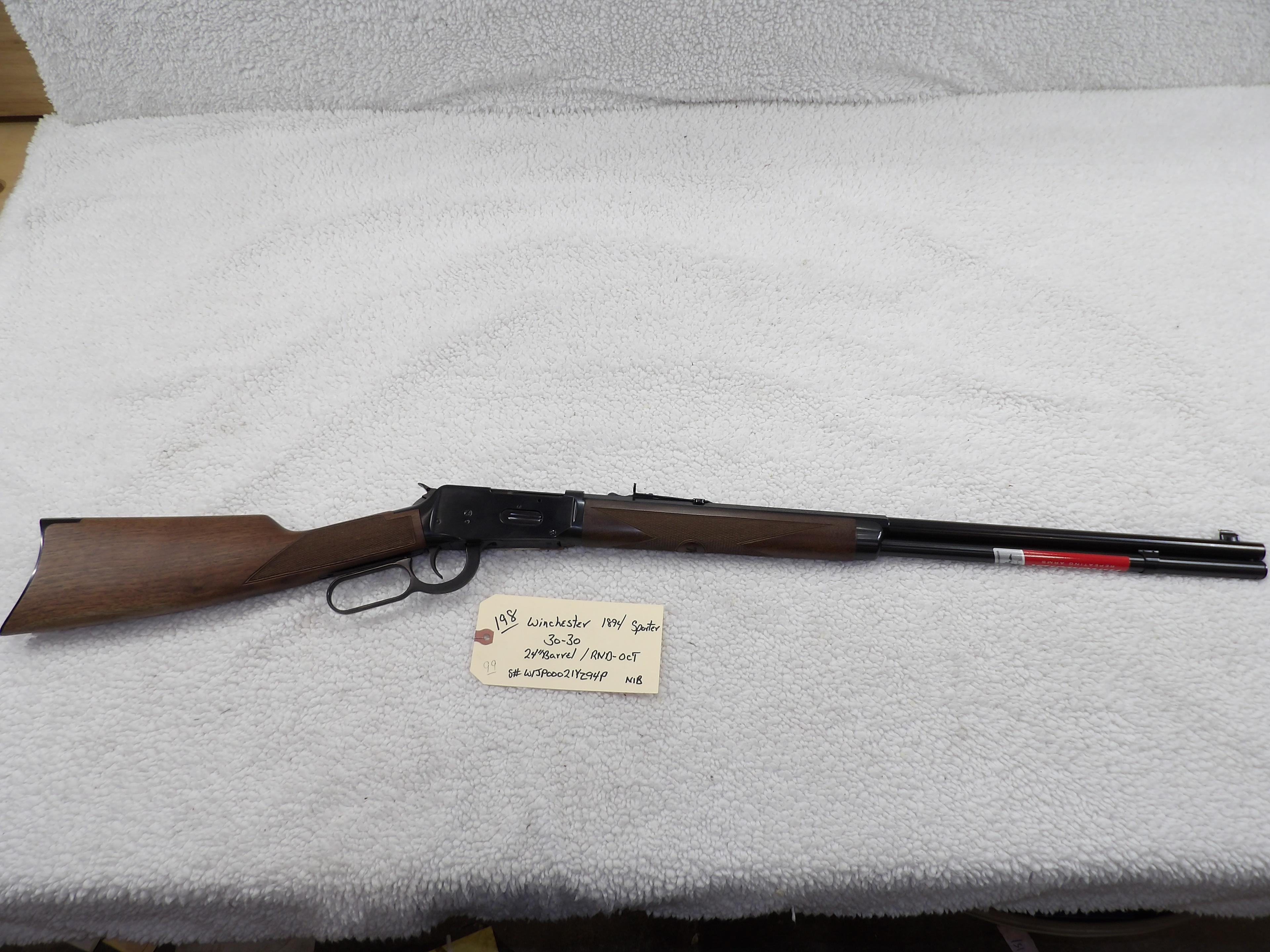 Winchester Model 1894 Sporter 30-30 Lever Action 24" Barrel/RND-OCT NIB