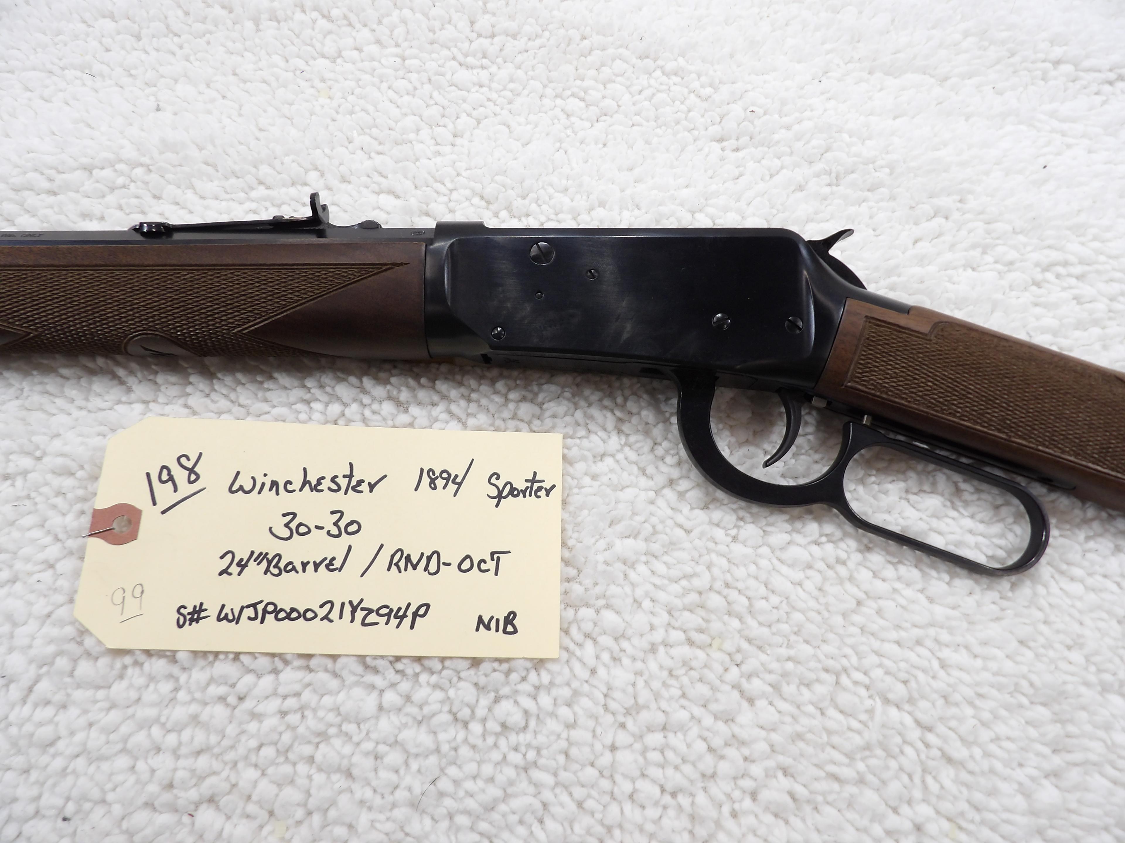 Winchester Model 1894 Sporter 30-30 Lever Action 24" Barrel/RND-OCT NIB