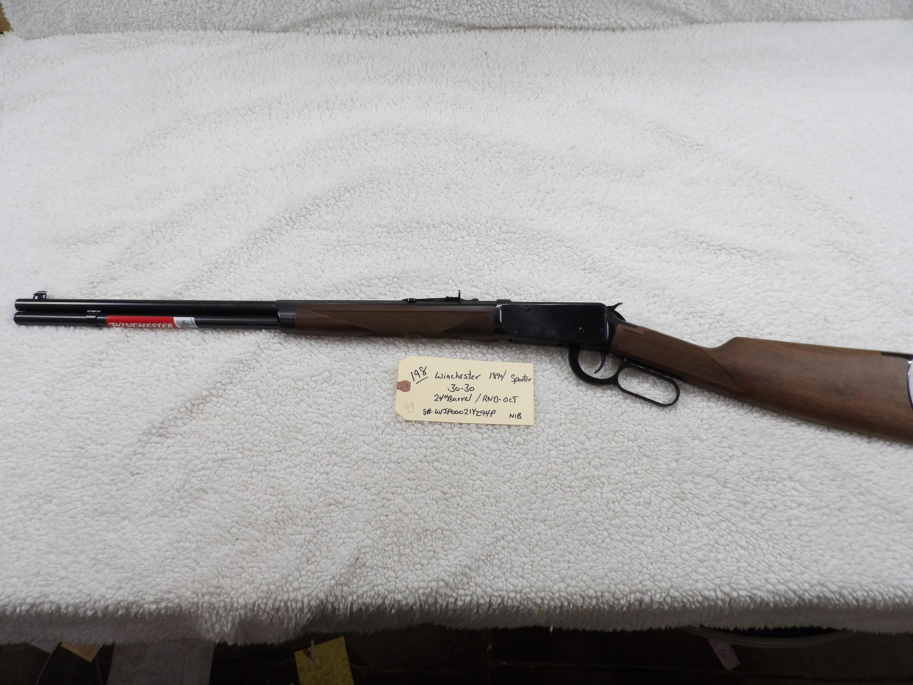 Winchester Model 1894 Sporter 30-30 Lever Action 24" Barrel/RND-OCT NIB