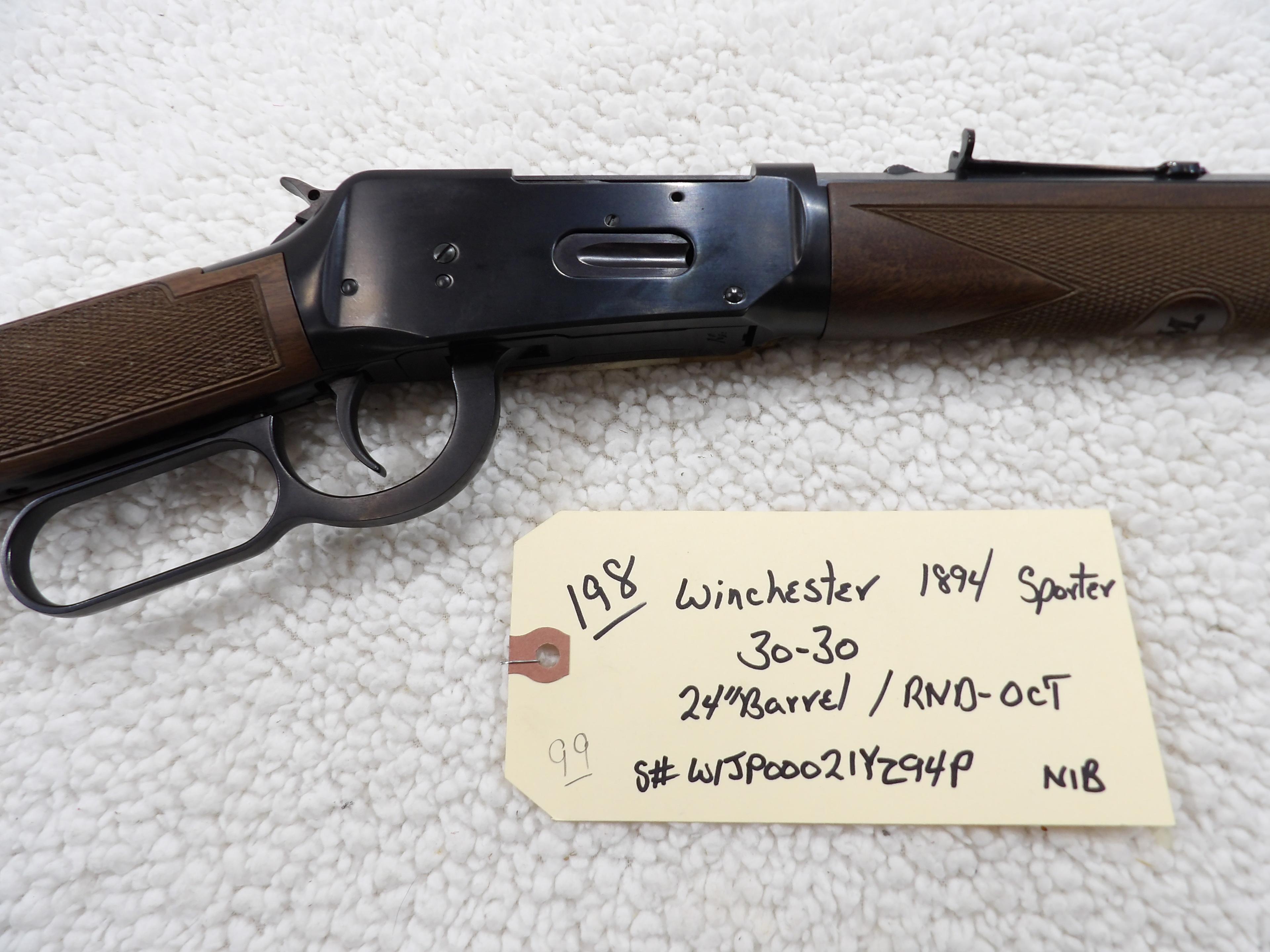 Winchester Model 1894 Sporter 30-30 Lever Action 24" Barrel/RND-OCT NIB