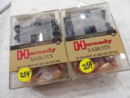 40 Rds 2 Boxes Sabots 50 Cal 300 gr GR SST/ML Bullets
