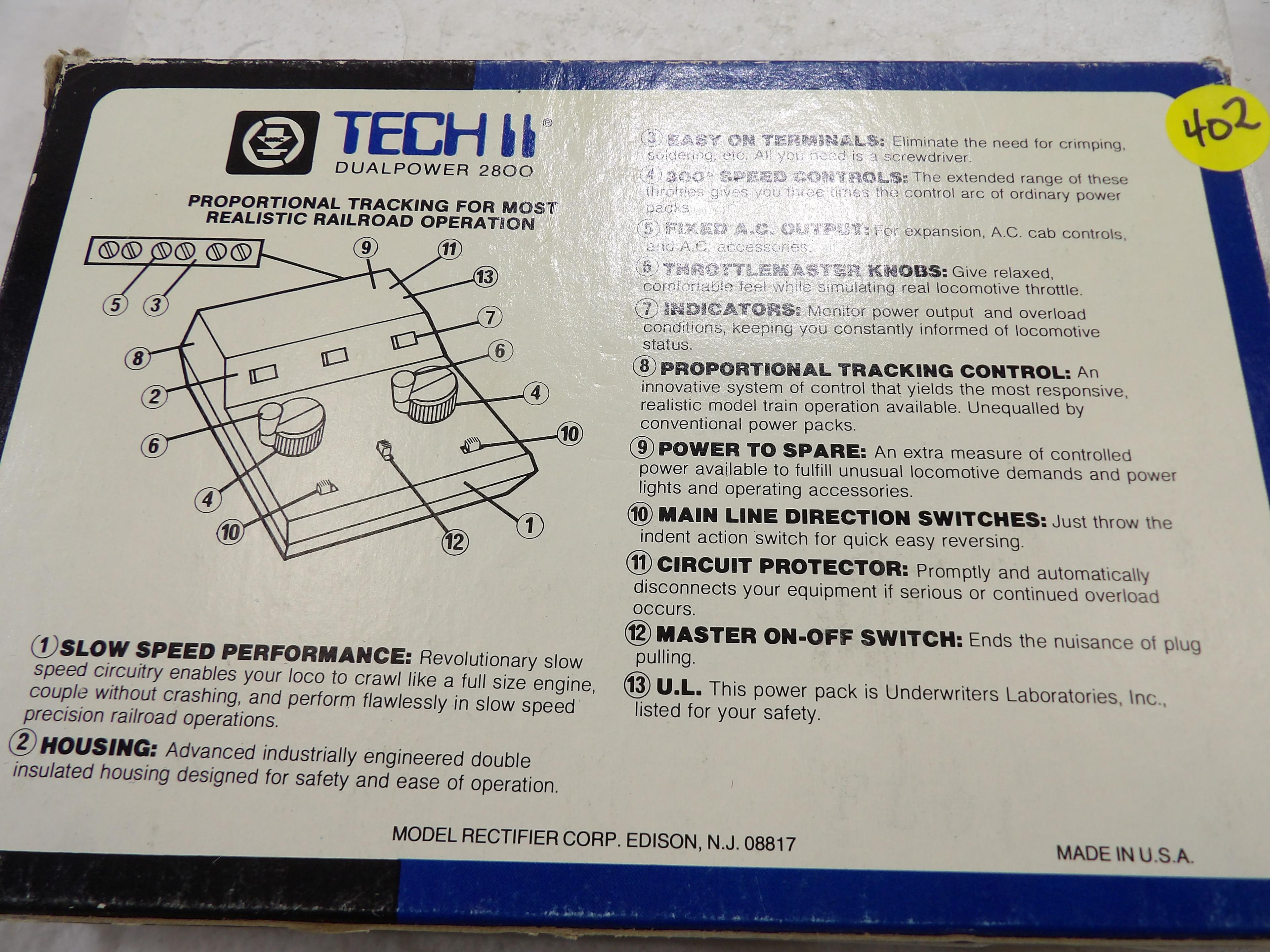 Tech II Dual Power 2800 Controller